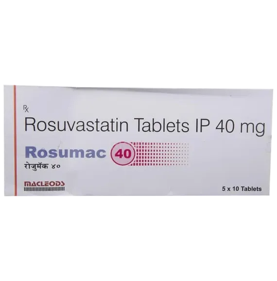 rosumac 40mg tablet 10's